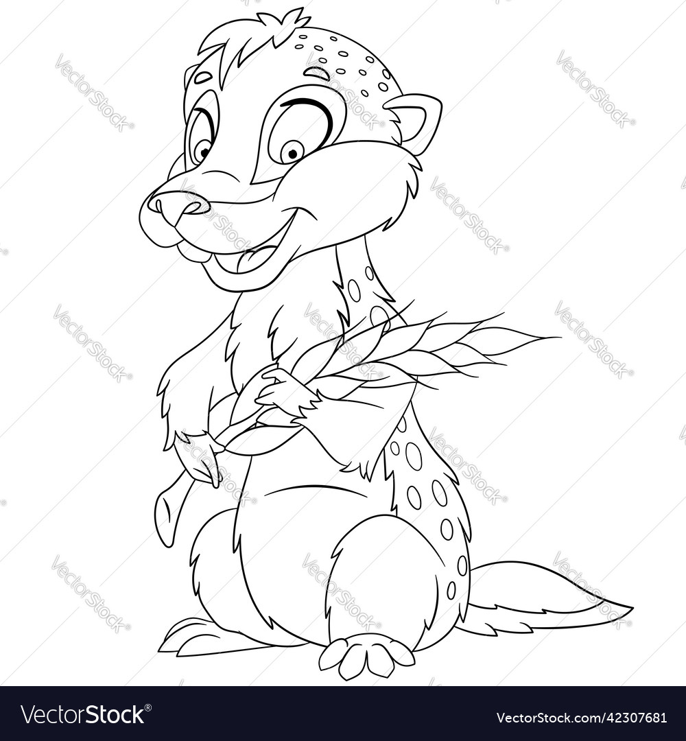 Happy gopher Vector Image Happy gopher