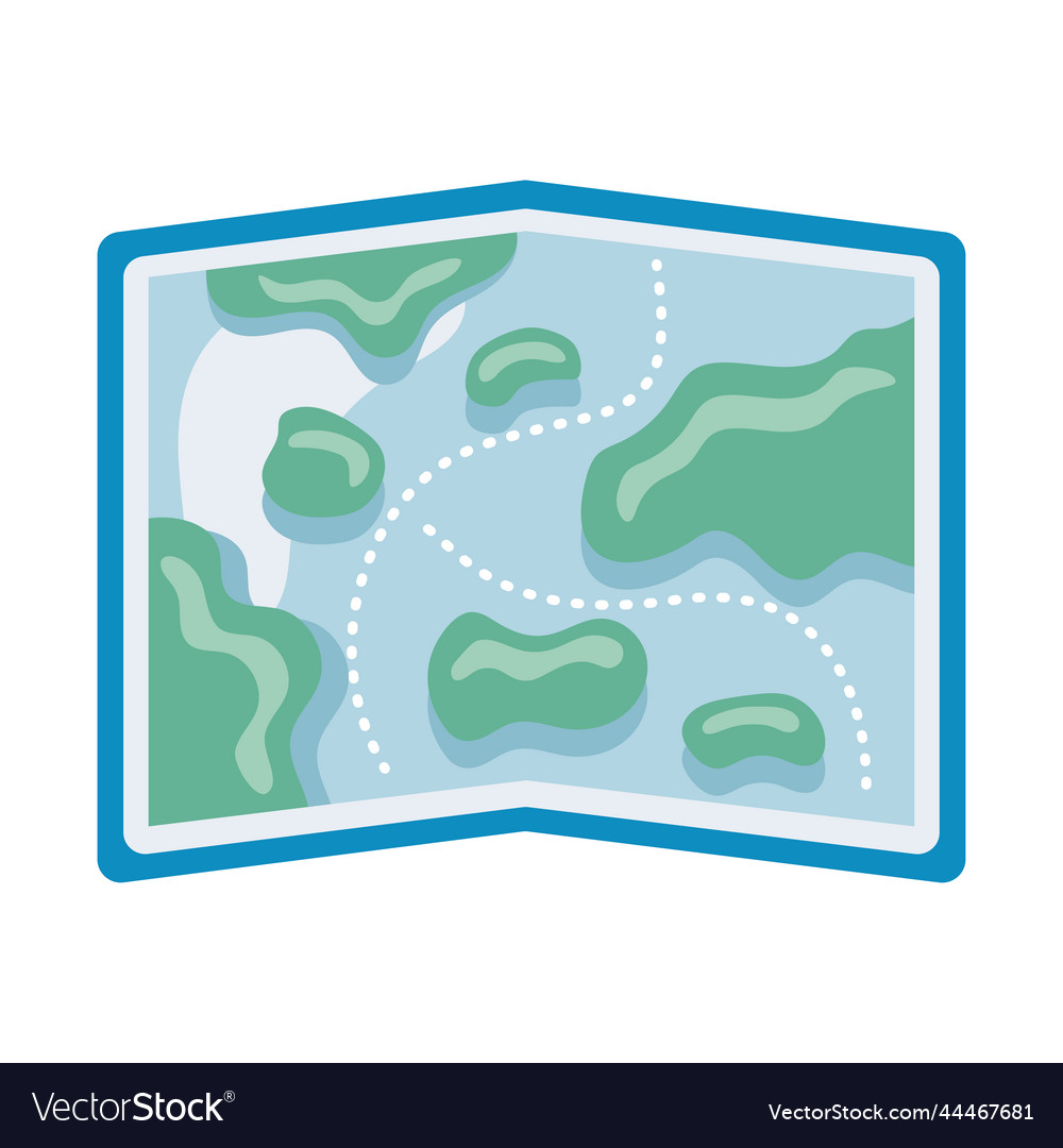 Paper map guide