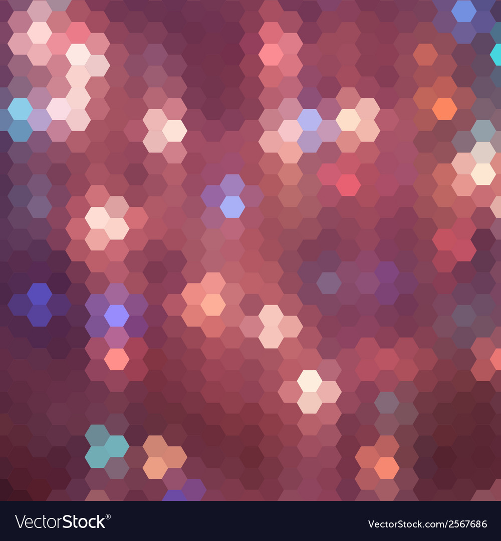 Abstract background of hexagons