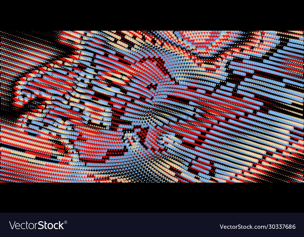 Abstract colorful halftone background