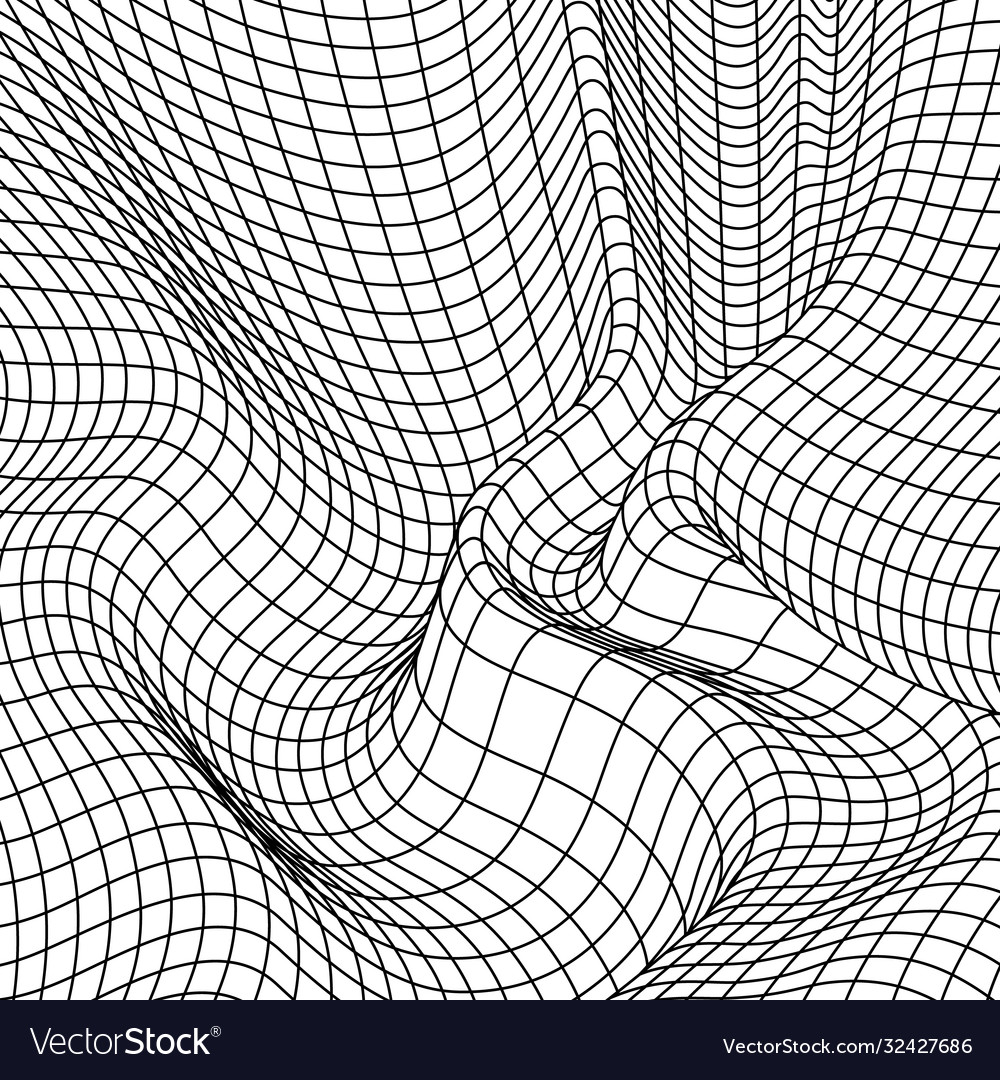 Abstract lines pattern waves background vector image Abstract lines pattern waves background