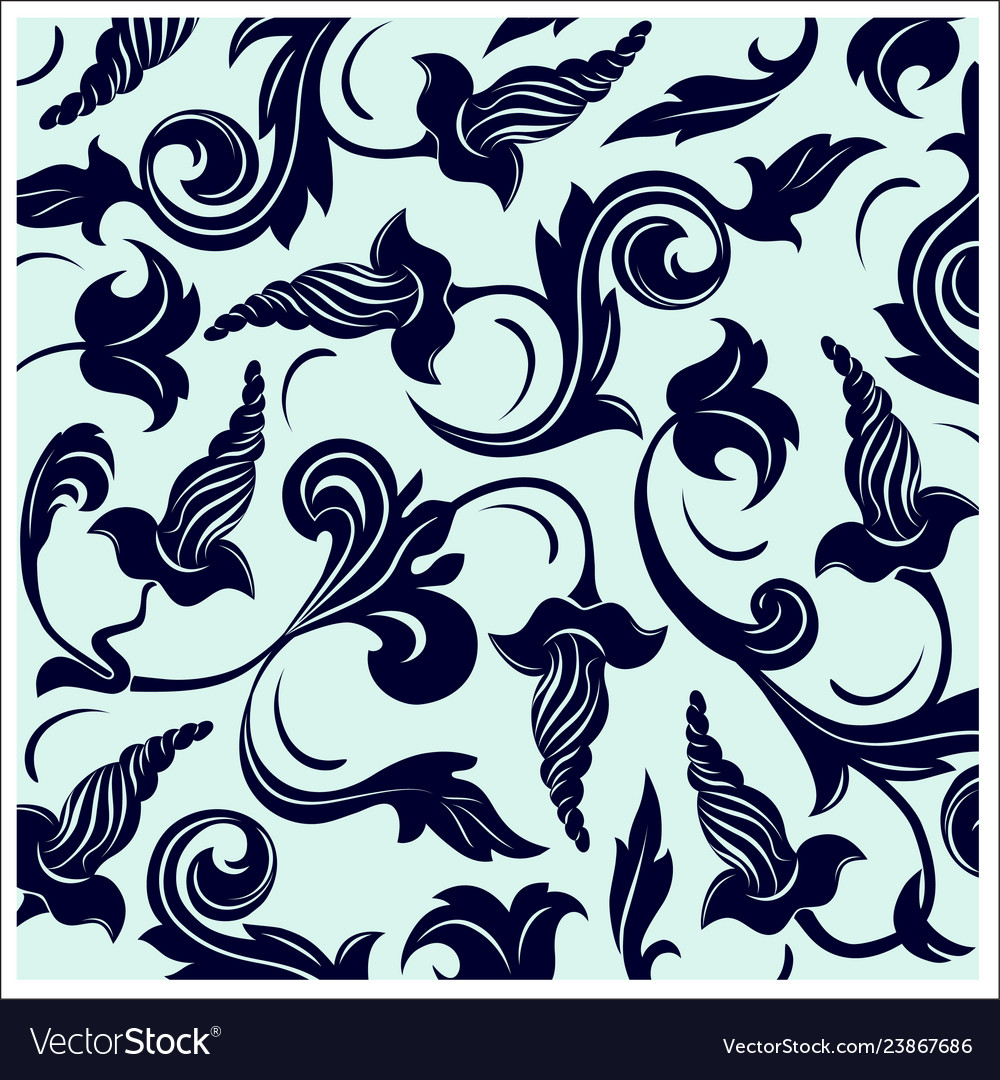 Batik design style patterns are same for fabric