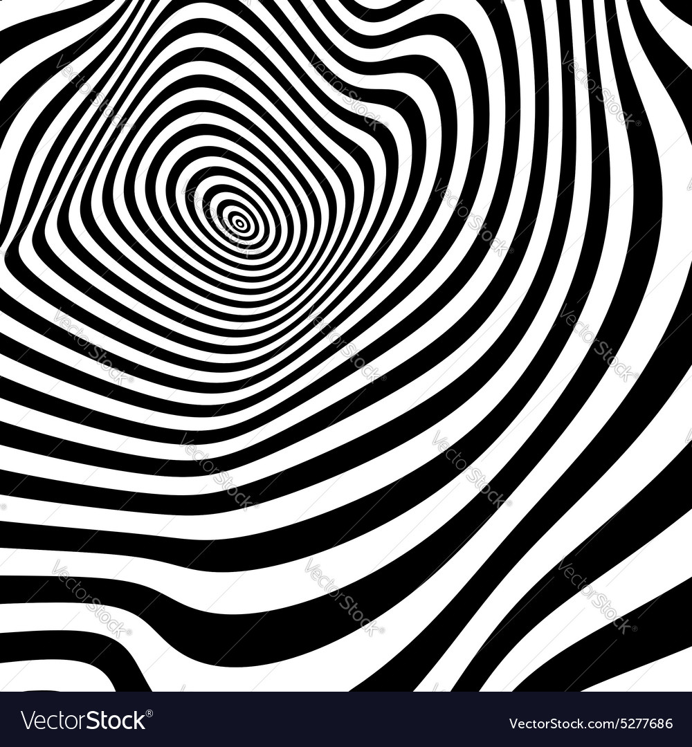 Black and white abstract striped background Vector Image