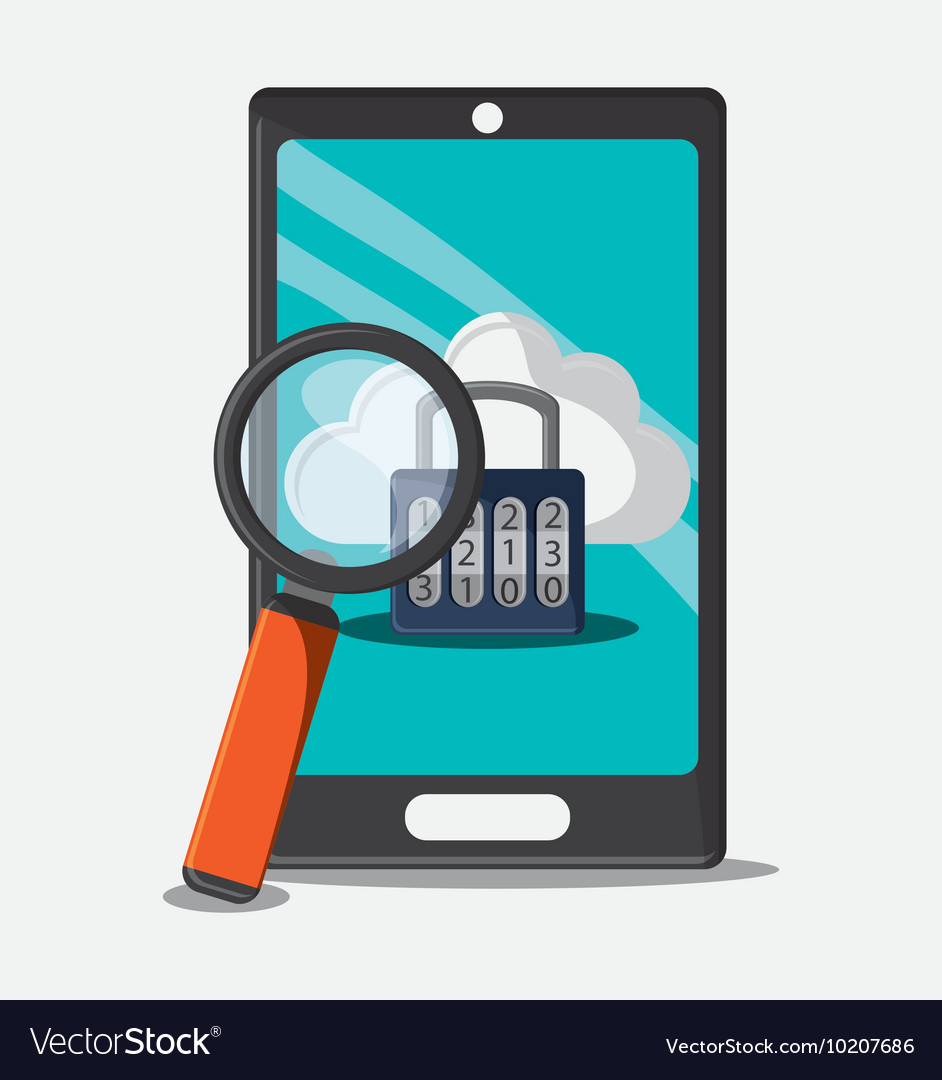 Cyber and system security icon