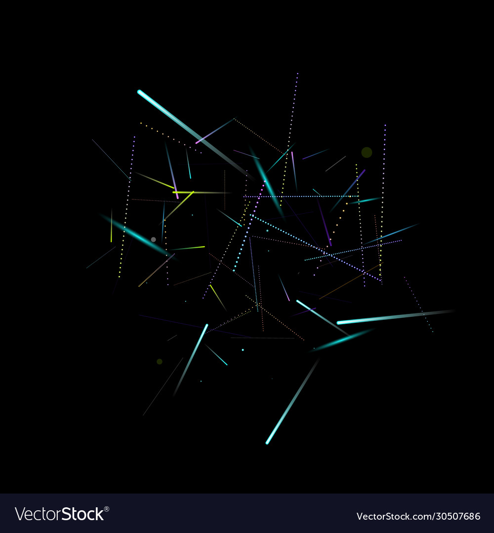 Fast effect motion neon glare dynamic