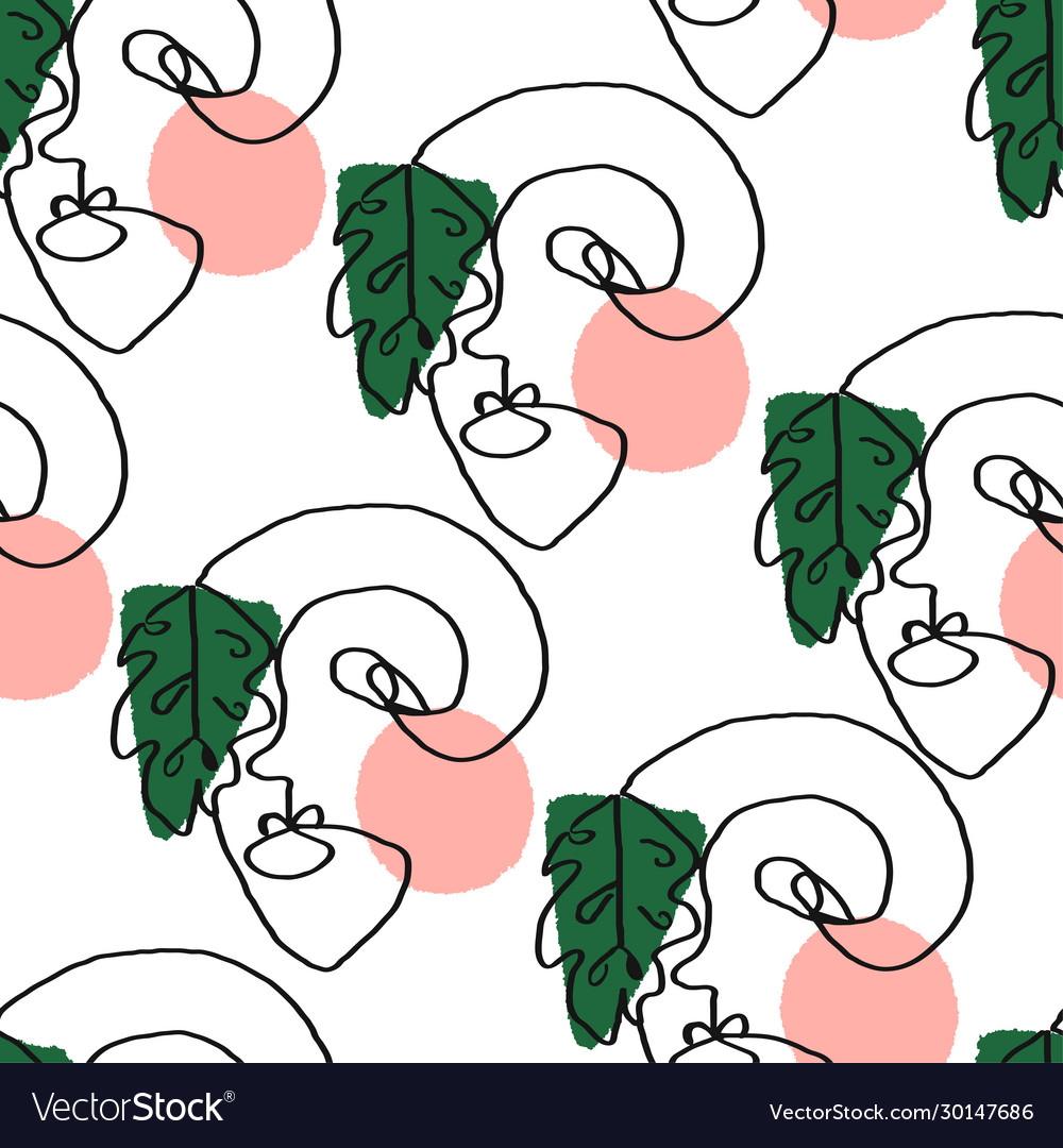 Seamless pattern with abstract shapes Vector Image Seamless pattern with abstract shapes