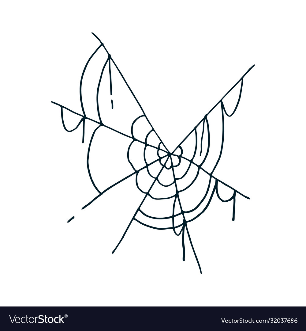 Web icon a spider
