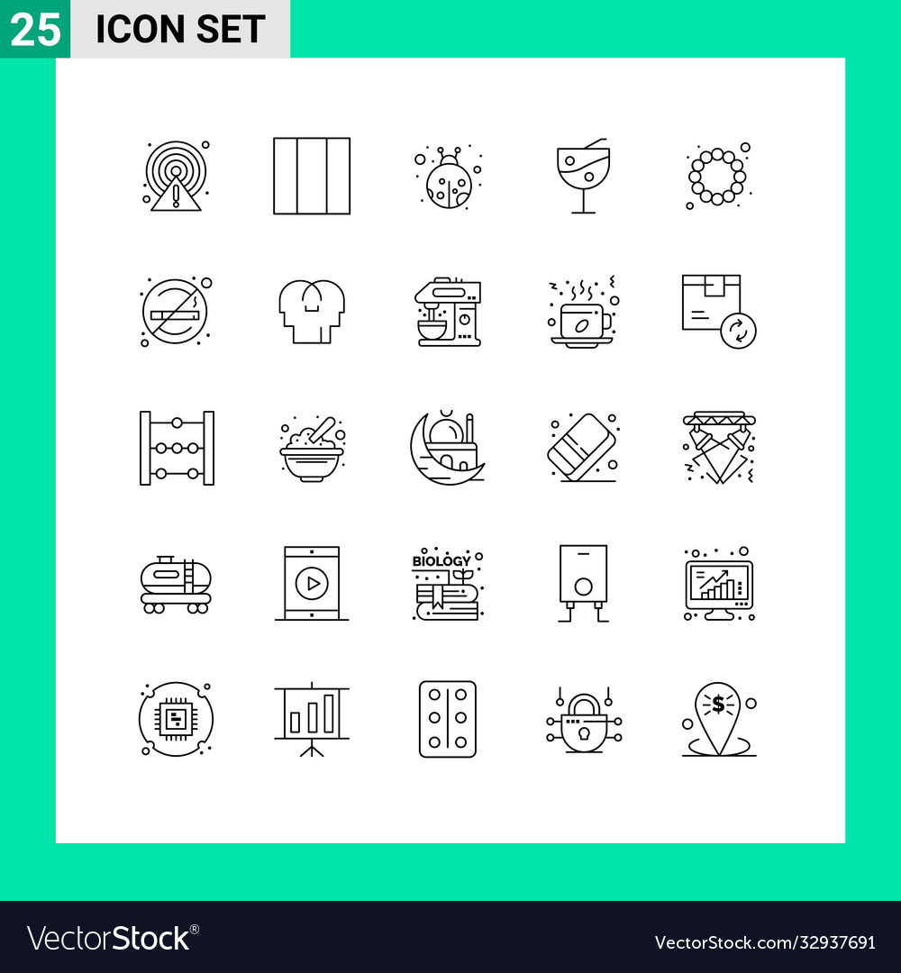 25 universal lines set for web and mobile