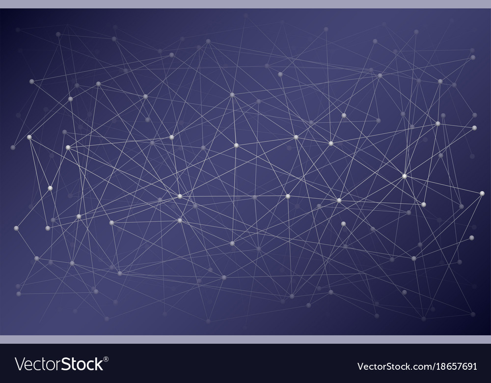 Digital background of science or blockchain