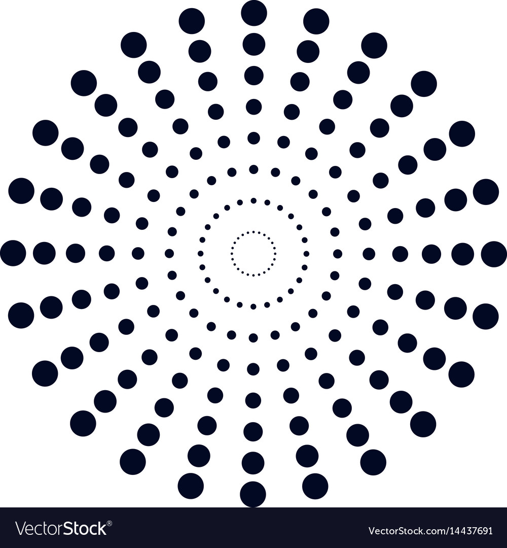 Halftone radial pattern background dots texture