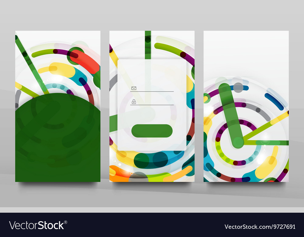 Mobile background ui Royalty Free Vector Image