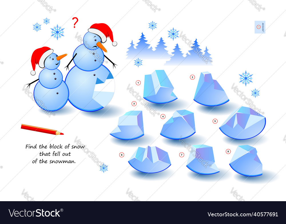 Schneeblock Puzzle - Winter Challenge