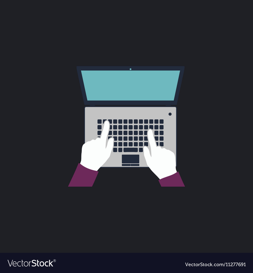 Use laptop computer symbol