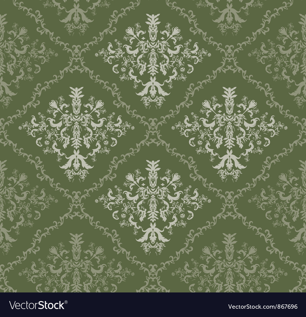 Damask seamless pattern