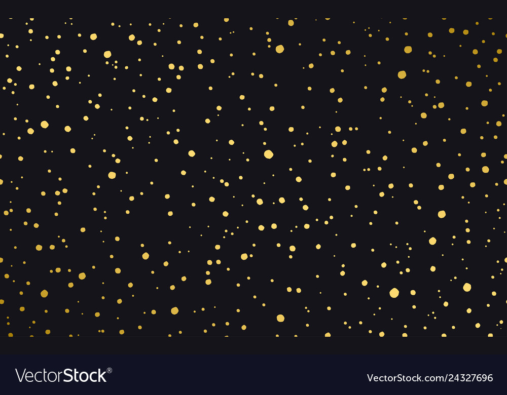 Dynamic dot pattern in gold randomly disposed Vector Image Dynamic dot pattern in gold randomly disposed