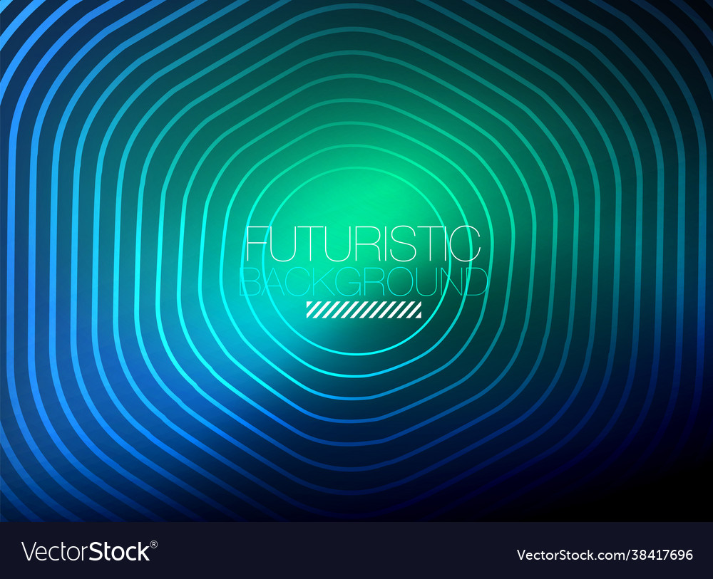 Neon color square shape lines abstract background