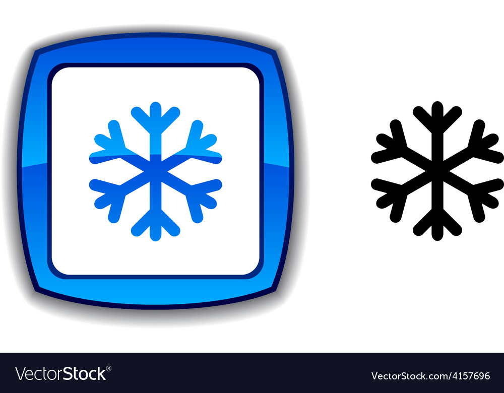 Snowflake button