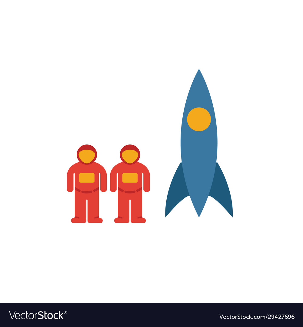 Space team icon simple element from icons