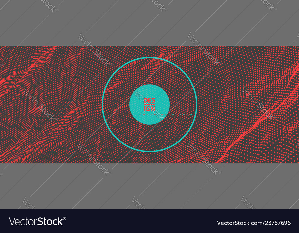Trendige abstrakte Hintergrund-Array dynamische Partikel vector image Trendige abstrakte Hintergrund-Array dynamische Partikel