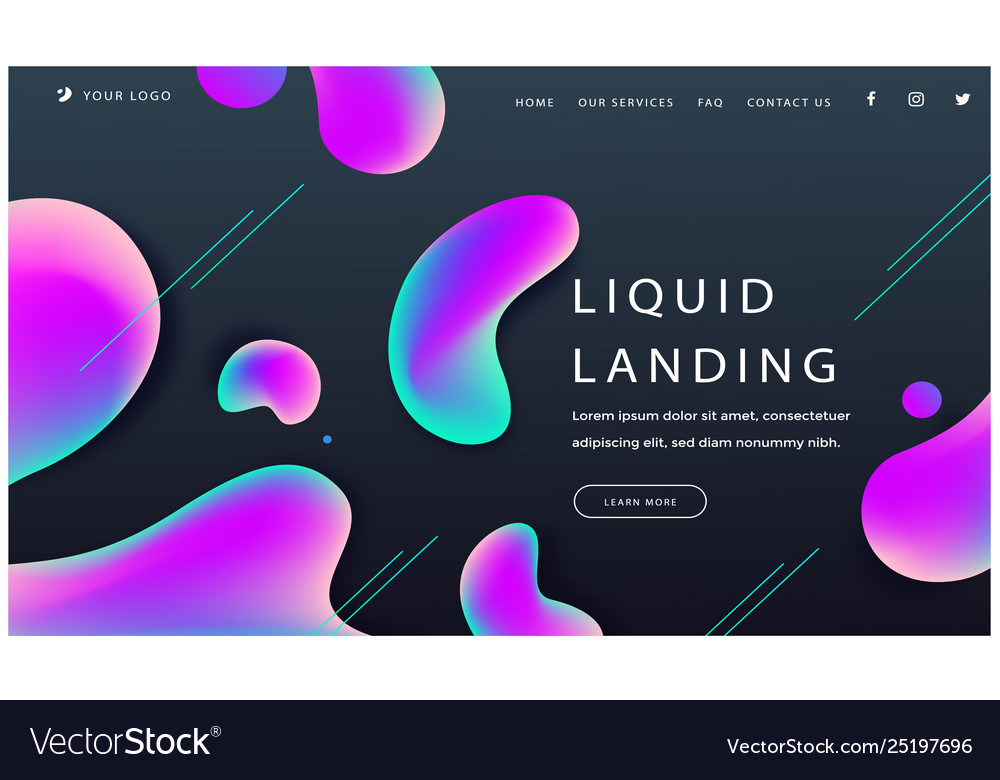 Web page design templates image Vector Image Web page design templates image