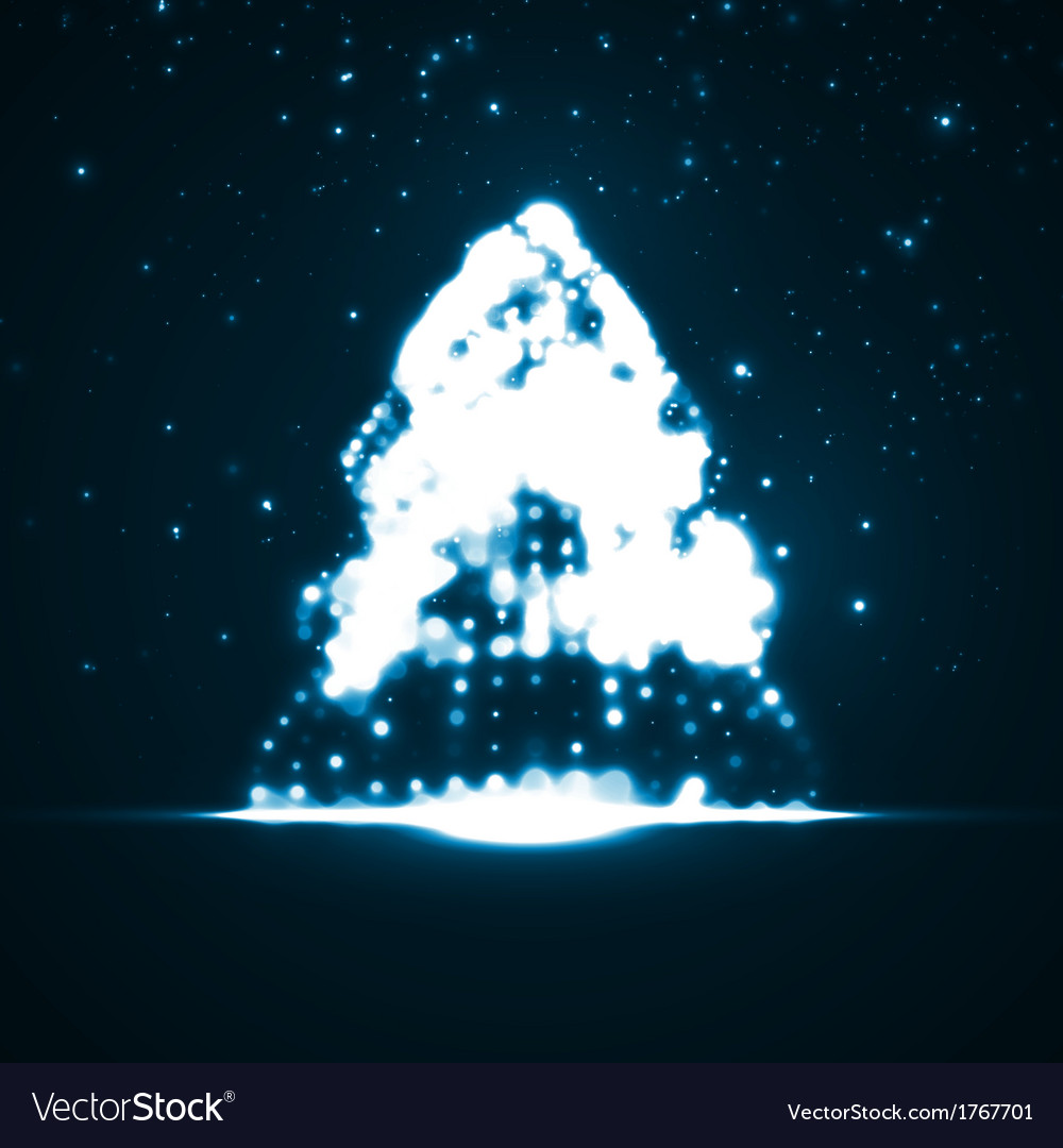 Abstract christmas tree