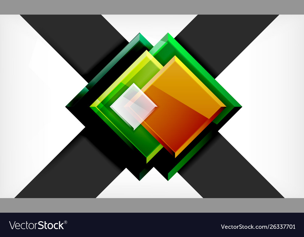 Colorful square and rectangle blocks background vector image Colorful square and rectangle blocks background