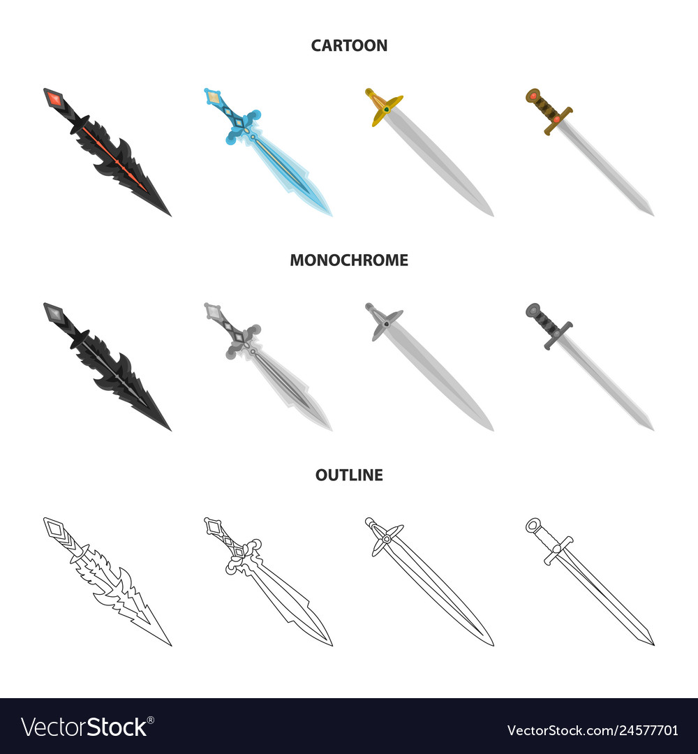 Isolated object of game and armor logo set vector image Isolated object of game and armor logo set