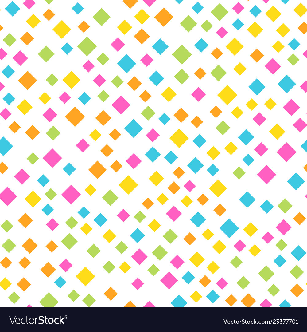 Seamless abstract geometric pattern of squares