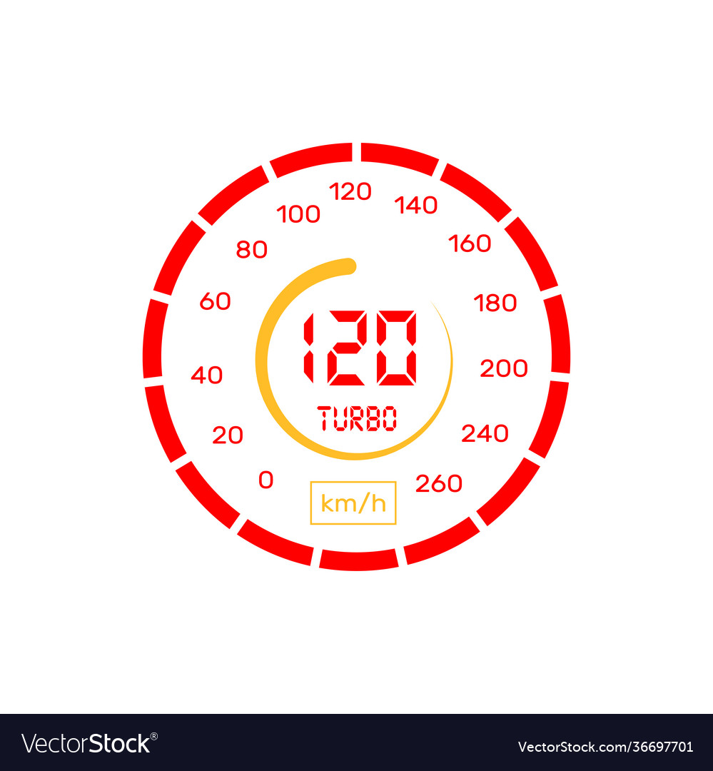 Speedometer Gauge Meter Car Speed Indicator