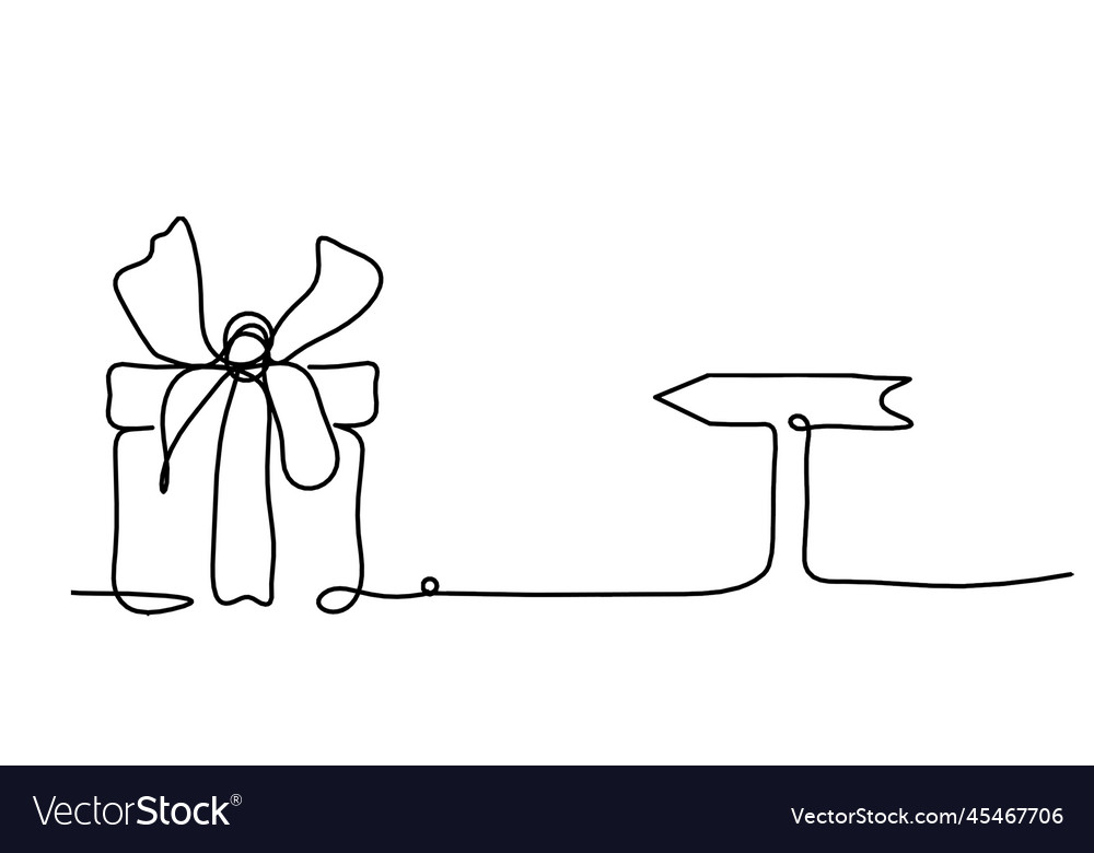 Abstract present box and direction as continuous