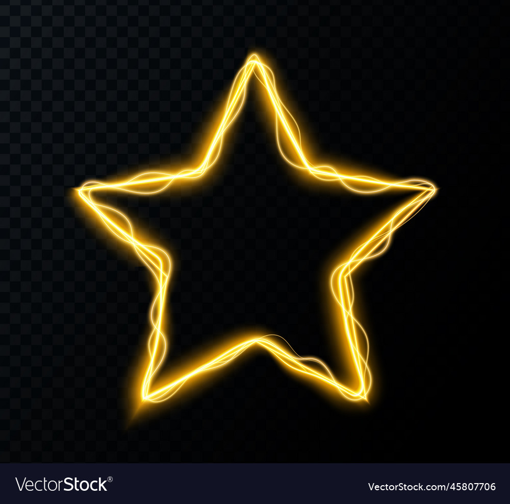 Lightning frames vector image Lightning frames
