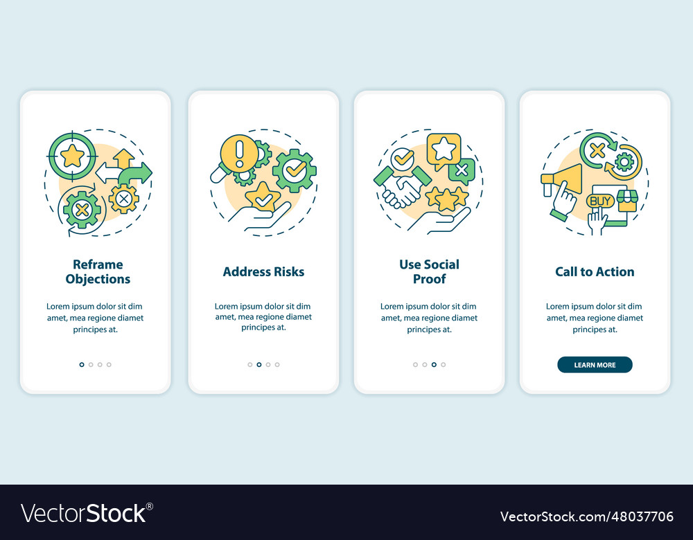 Objection handling techniques onboarding mobile