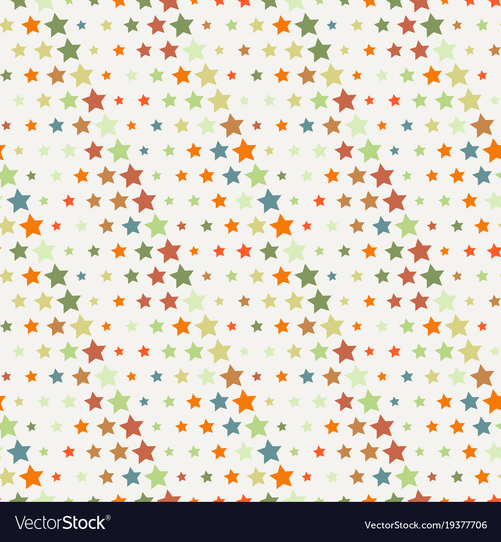 Seamless star pattern Royalty Free Vector Image