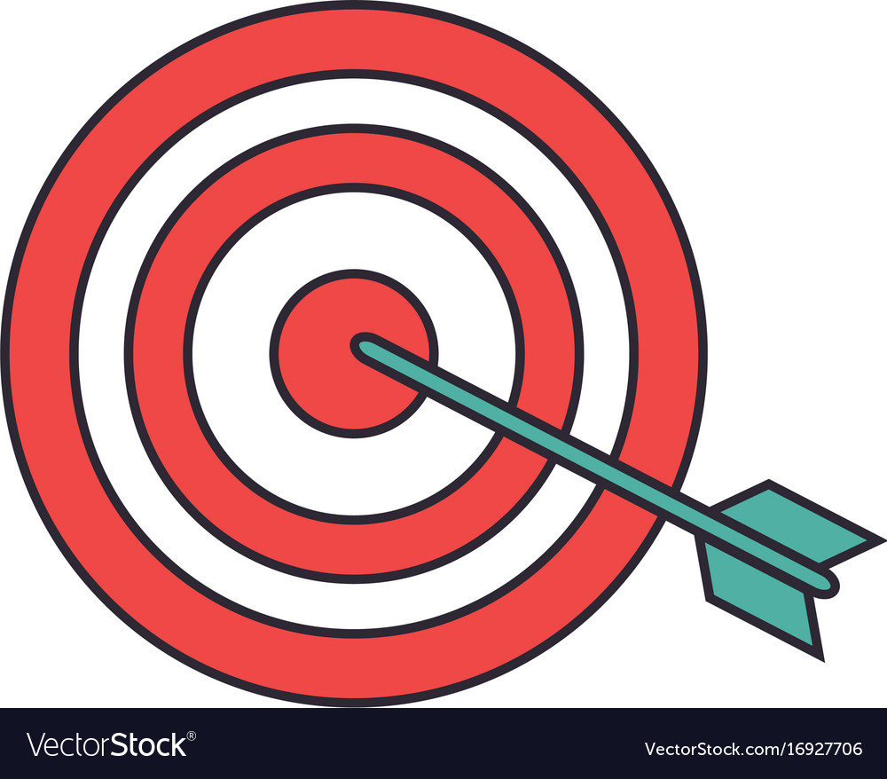 Target dartboard symbol
