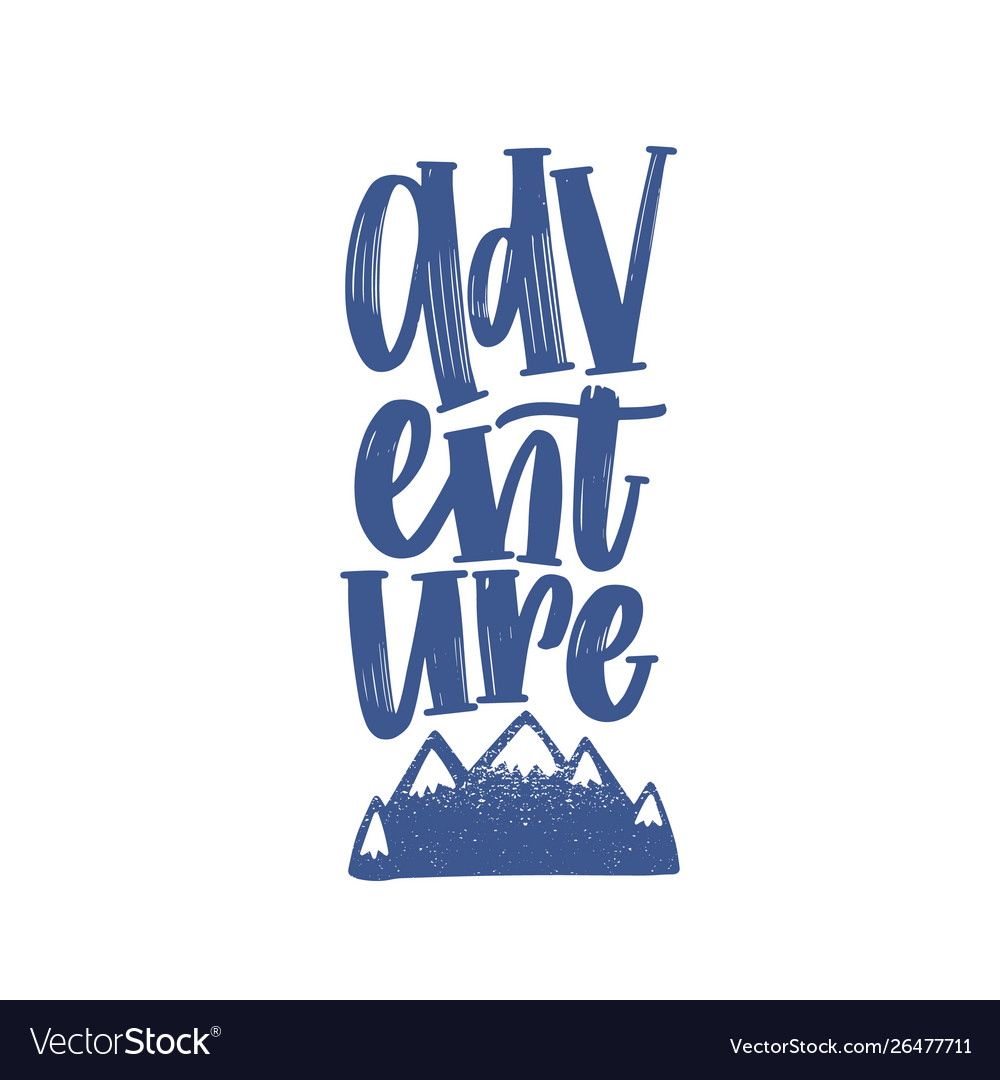 adventure-word-or-text-handwritten-with-elegant-vector-image