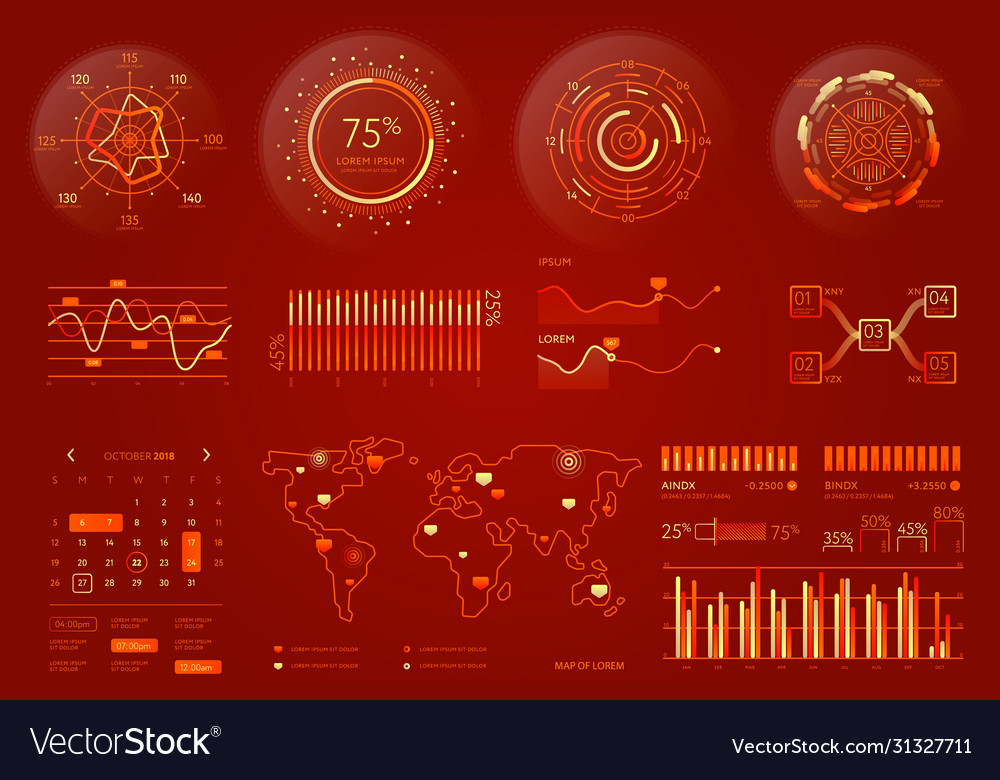 Business data visualization element