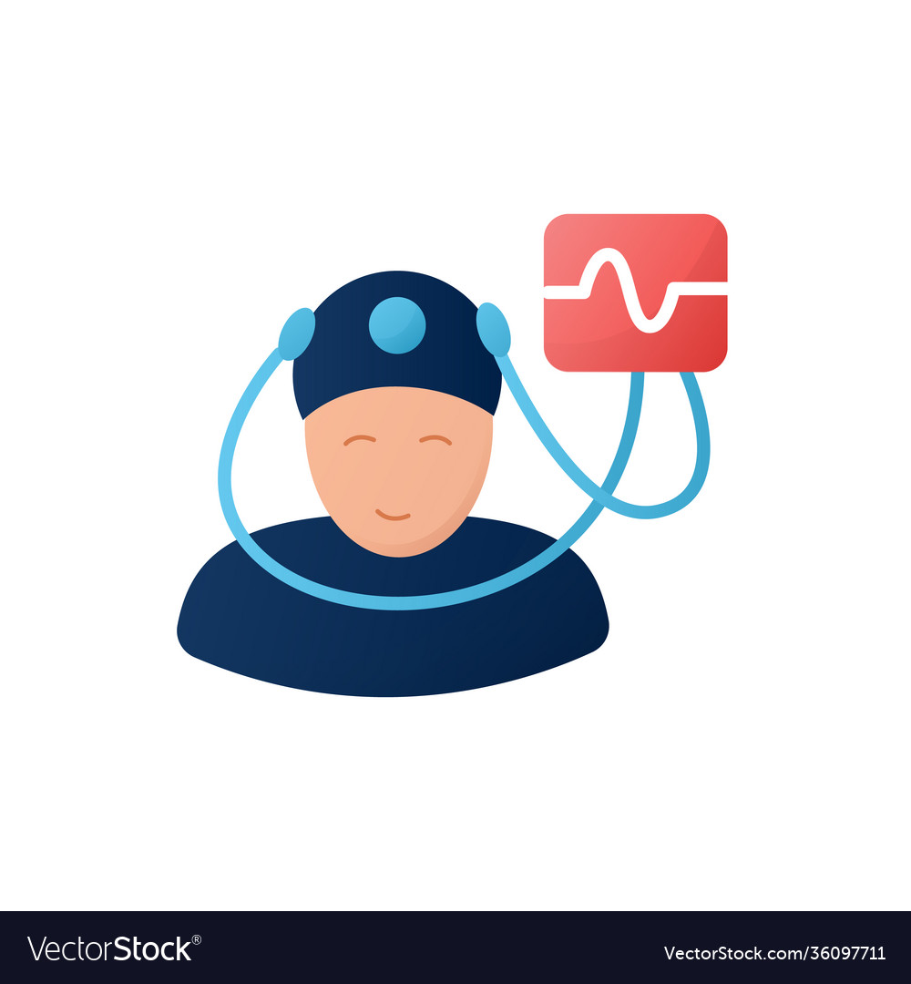 Electroencephalogram Brain Scan Icon