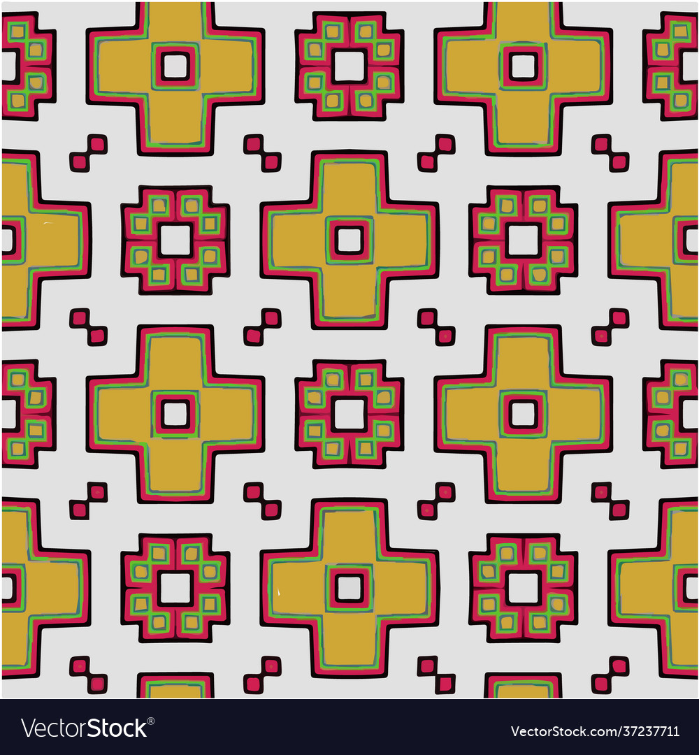 Geometric pattern with triangular elements