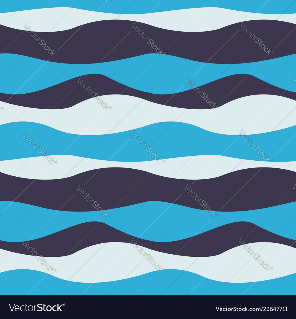 Seamless abstract wave pattern wavy background vector image Seamless abstract wave pattern wavy background