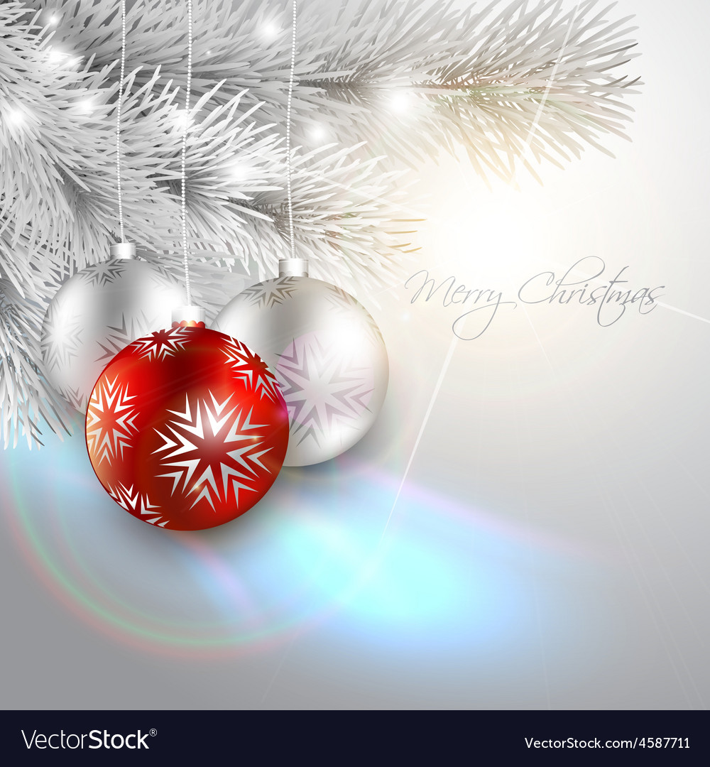 Silver christmas background