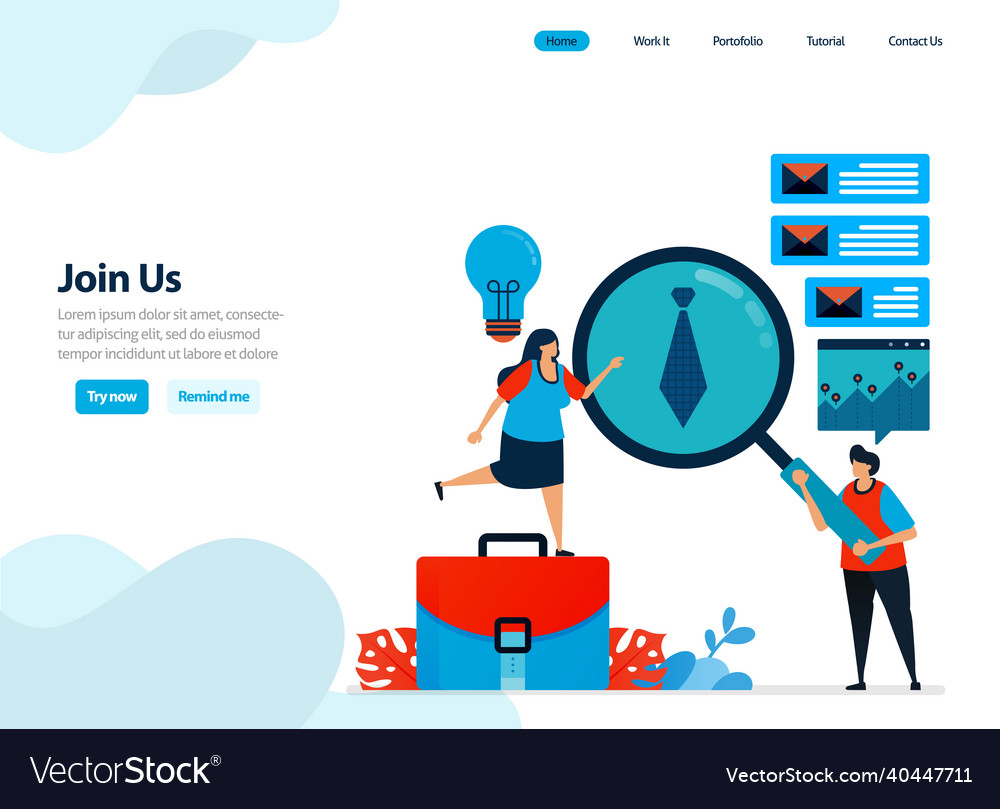 Website design of join us hiring and refer