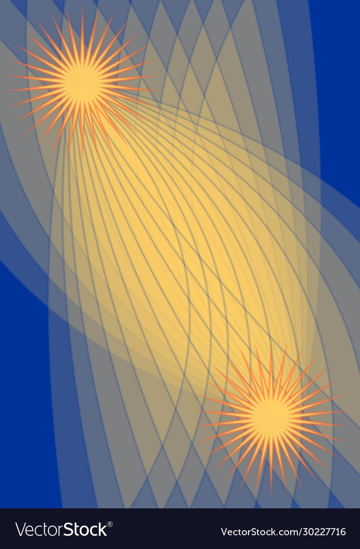 Abstract background with two shiny comets on dark vector image Abstract background with two shiny comets on dark