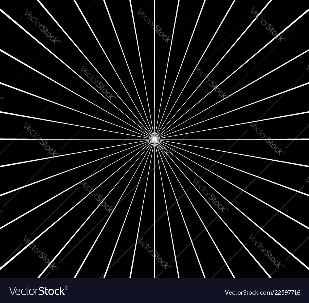 Circular radial radiating lines element abstract