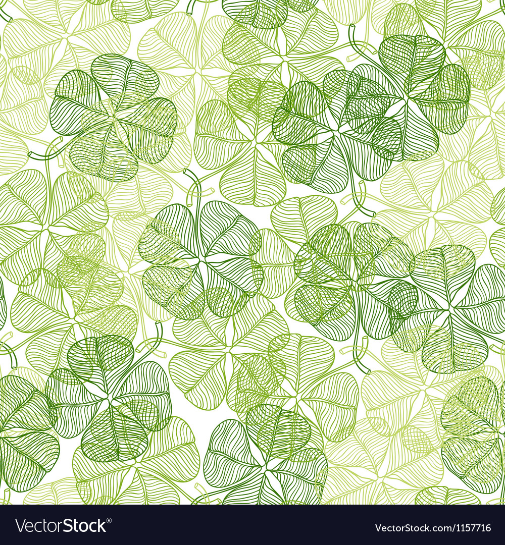Clover Leaf Abstract Pattern