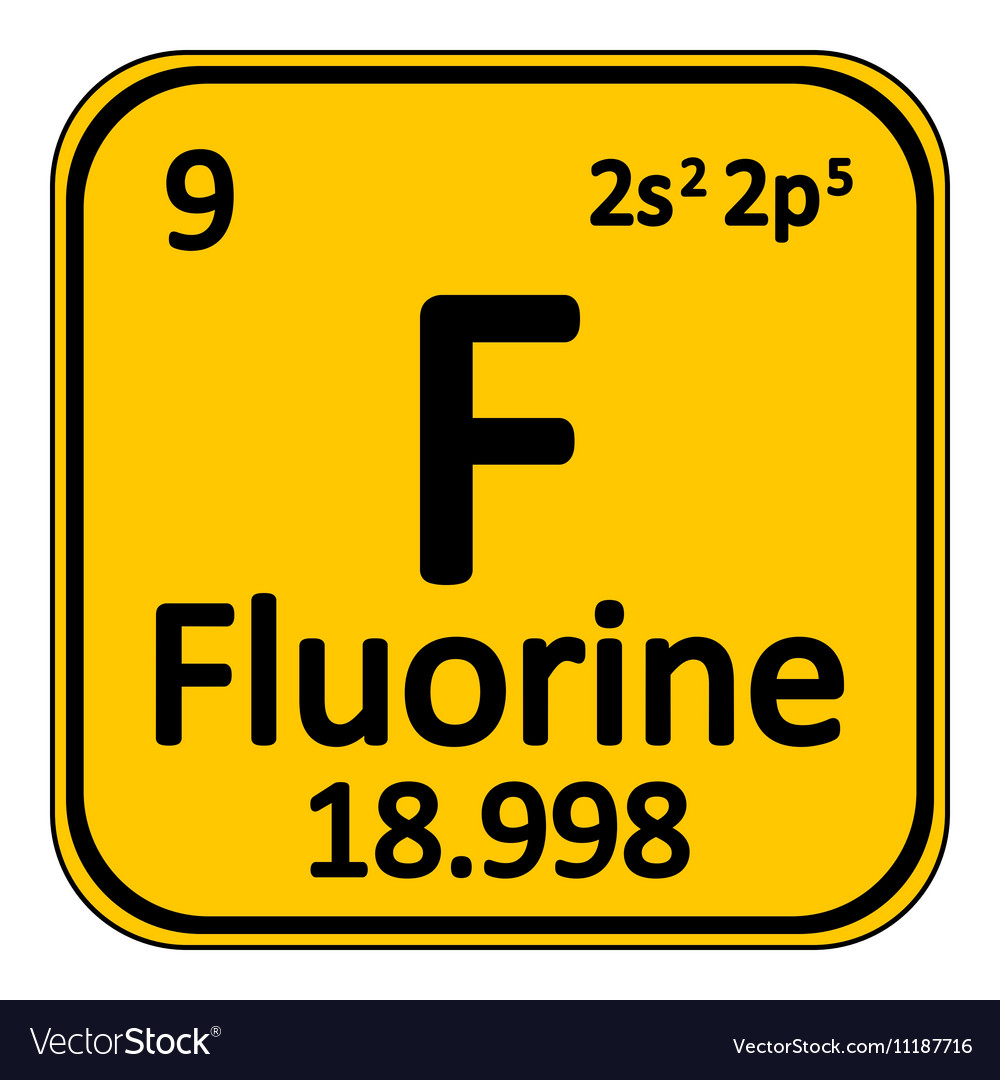 atomic structure of fluorine