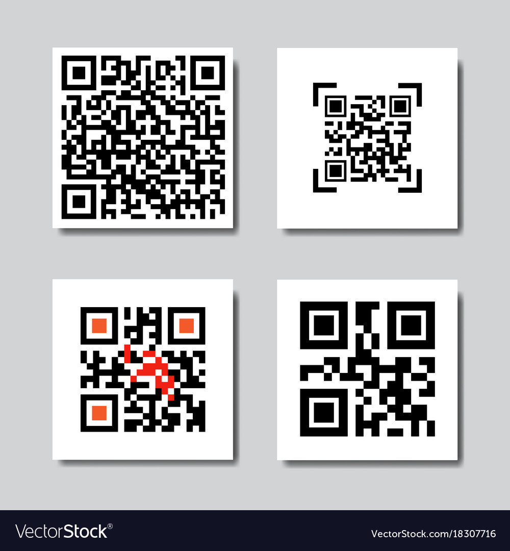 QR Code Set - Smartphone Scanning