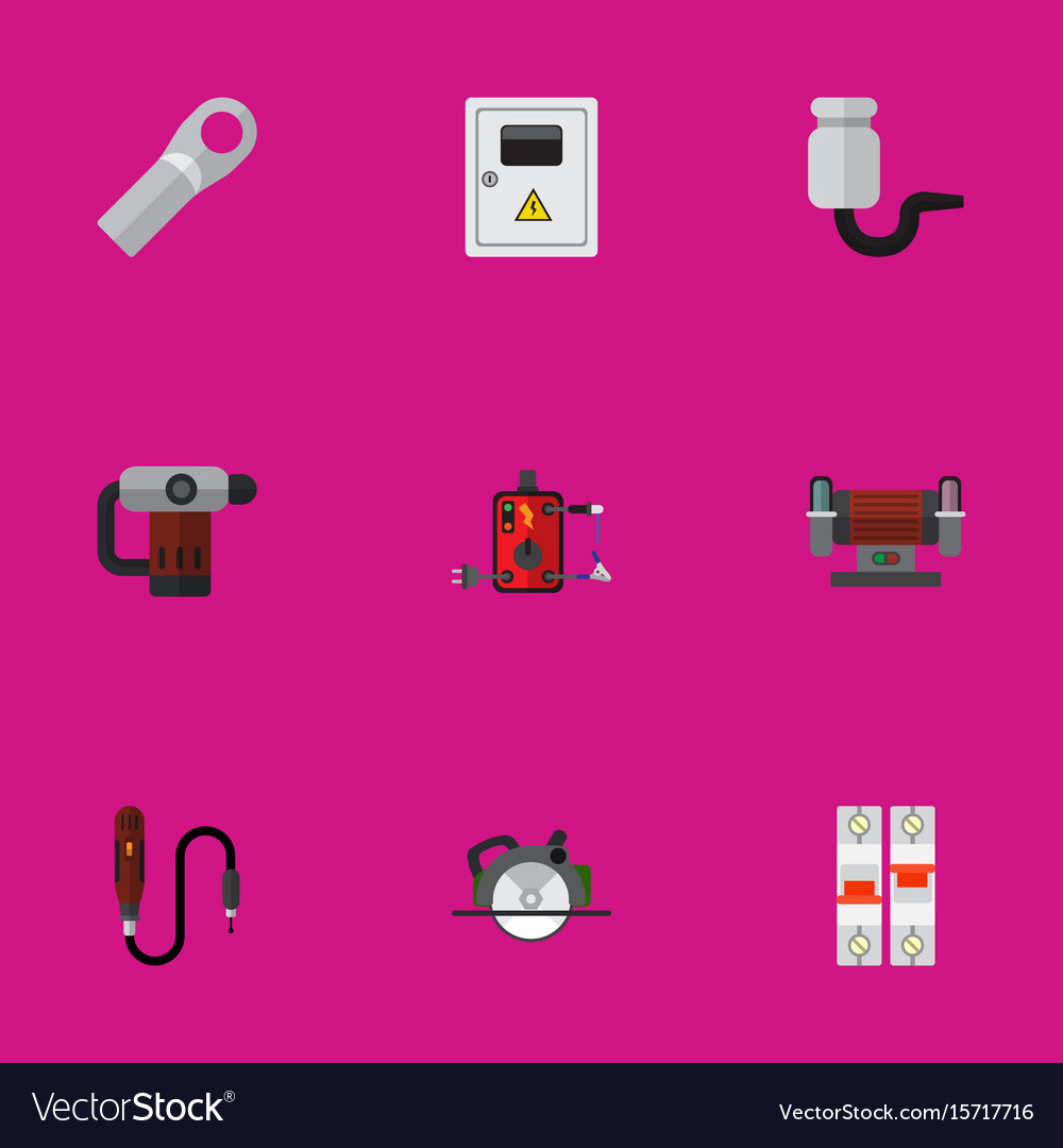 Set of 9 editable instruments icons includes
