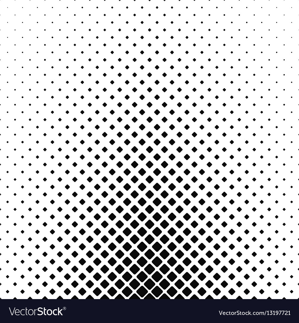 Abstract black and white rounded square pattern