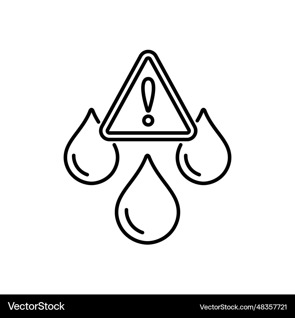 High cholesterol icon line Royalty Free Vector Image
