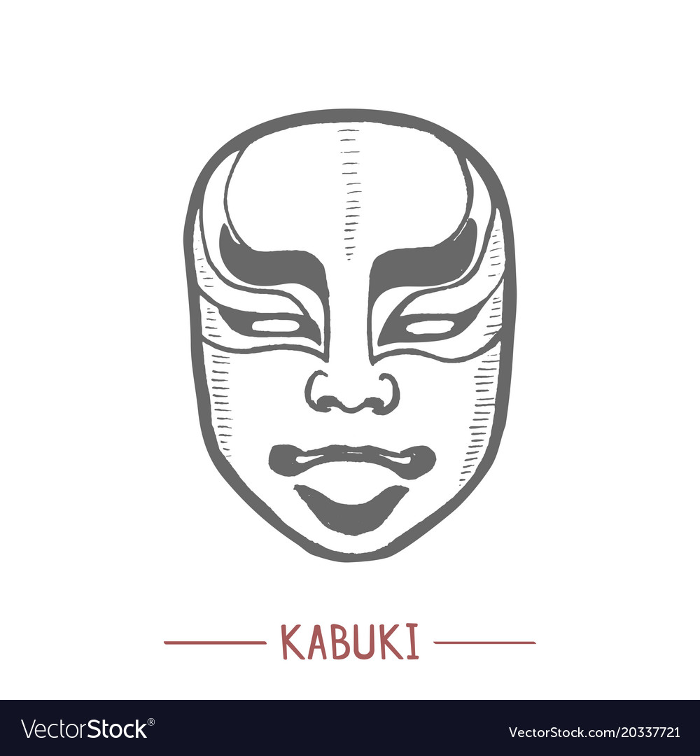 Printable Mask Template Japanese Kabuki Free Printable Templates